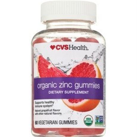 CVS Zinc Gummies, 60 CT