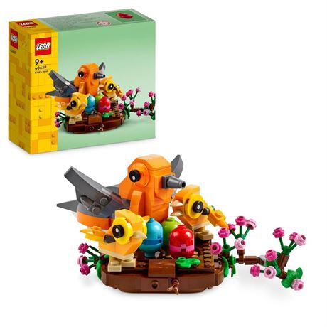LEGO Bird’s Nest Building Toy Kit, Seasonal Display for a Table or Shelf, Fun