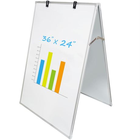 JILoffice Dry Erase Board, Magnetic White Board 36 X 24 Inch, Double Sided