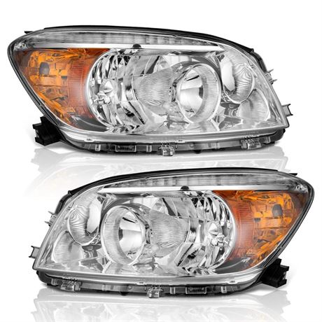 Headlights Compatible with 2006-2008 Toyota RAV4 Headlight Assembly Replacement