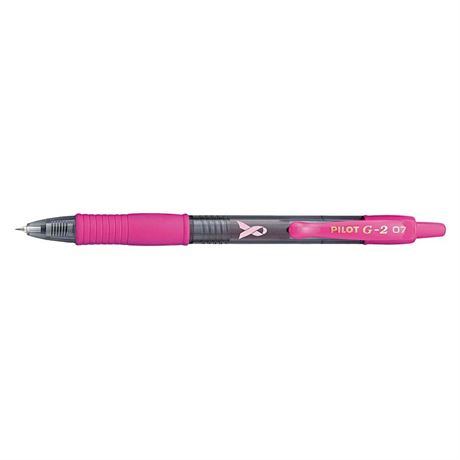 Pilot G2 Breast Cancer Awareness Gel Pen Fine Pen Point - 0.7 Mm Pen Point Size