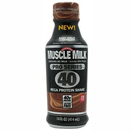 Muscle Milk Pro | Advanced Nutrition Protein Shake | Knockout Chocolate | 14 Fl