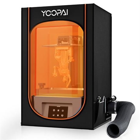 Multifunctional Resin 3D Printer Enclosure with Ventilation Filter, High