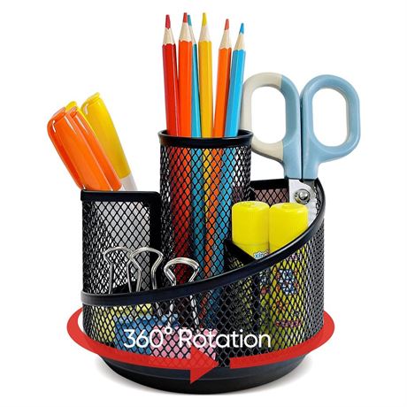 OFFSITE FBIDCT Siniffo Pencil Holder for Desk, Pen Holder with 360 Degree