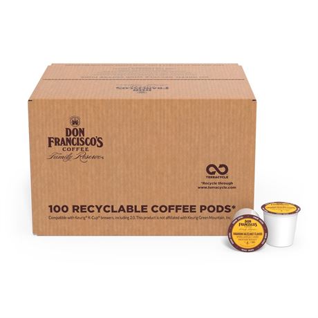 Don Francisco’s Coffee Don Francisco's Hawaiian Hazelnut Flavored, Medium Roast