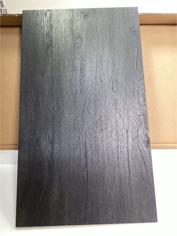 Replacement cabinet side panel in a distressed dark gray finish 27-1/4x 15-5/8