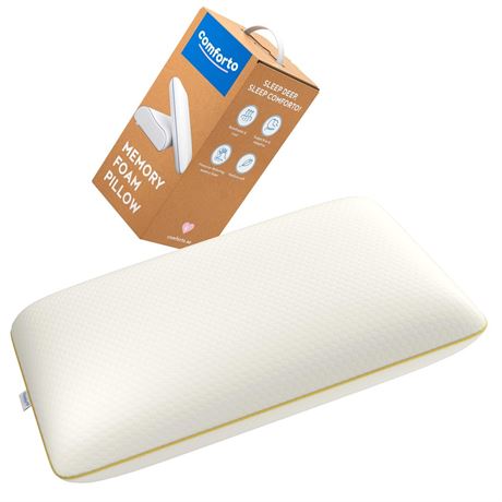 COMFORTO Orthopedic Cervical Pillow – Memory Foam Neck Pillow for Sleeping –
