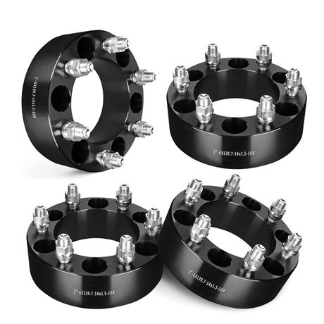 EVIL ENERGY 6x5.5 Wheel Spacers 2 inch Compatible with Chevy 1999-2022