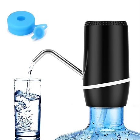 2-5 Gallon Portable Water Dispenser, Water Bottle Pump Rechargeable for 5