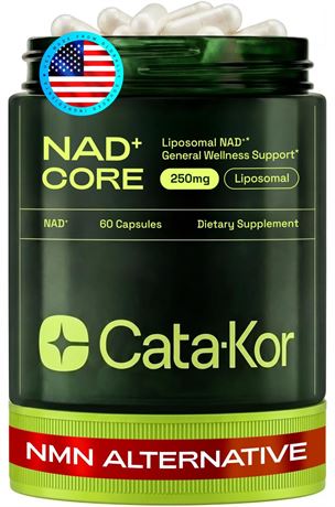 Cata-Kor NMN Supplement Alternative – Liposomal NAD+ Supplement - NAD CORE