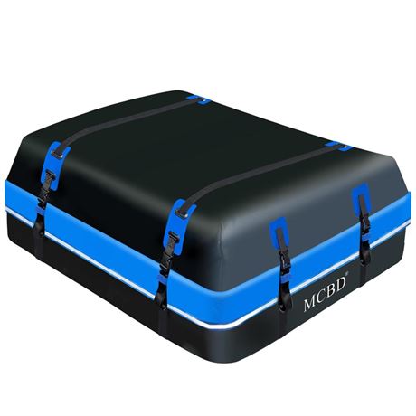 Rooftop Cargo Carrier Bag, 15 Cubic Feet Soft-Shell Waterproof Car Roof Luggage