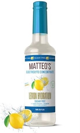 Matteo's Sugar-Free Hydration Concentrate - Electrolyte Drink for Quick