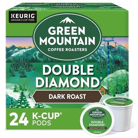 Green Mountain Coffee Roasters Double Diamond, Single-Serve Keurig K-Cup Pods,