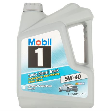 Mobil 1 Turbo Diesel Truck Full Synthetic Motor Oil 5W-40  1 Gallon
