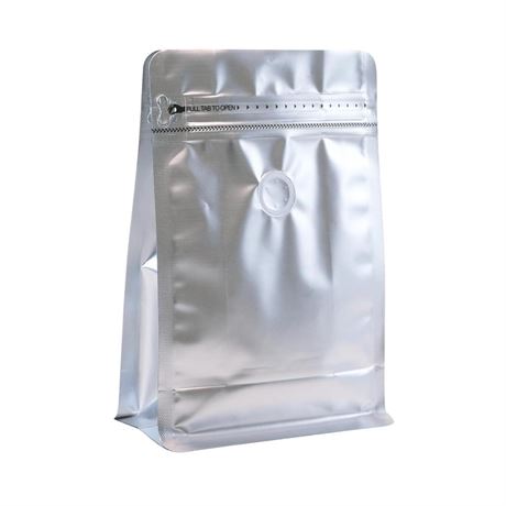 150 Pack High Barrier Stand-Up Coffee Bean Bags with Vented Valve, Matte