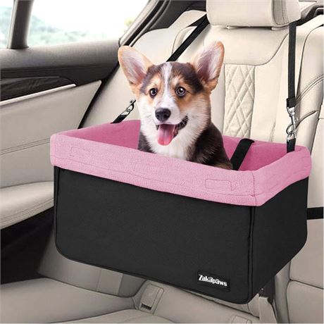 Car Travel Dog Booster Seats, Portable and Breathable Pet Seats Dog Carrier