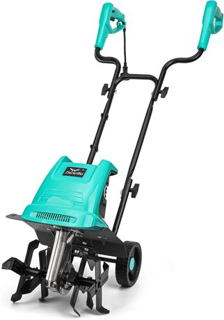 Electric Garden Tiller Electric Cultivator 12 Inch Tilling Width 8-Inch