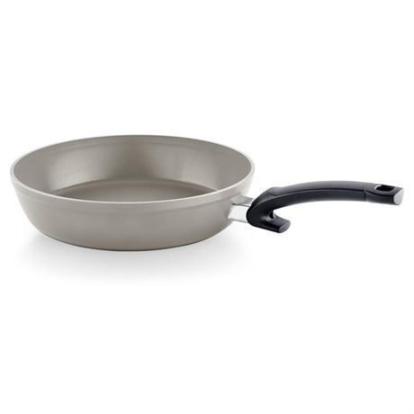 Fissler Ceratal Comfort Ceramic 8 Inch Non-Stick Frying Pan, Warm Grey, Made