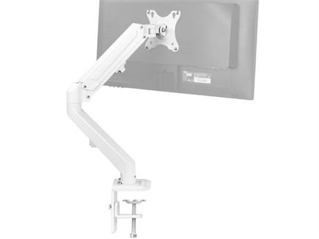 VIVO Articulating Single 17 to 27 Inch Pneumatic Spring Arm Clamp-on Desk Mount