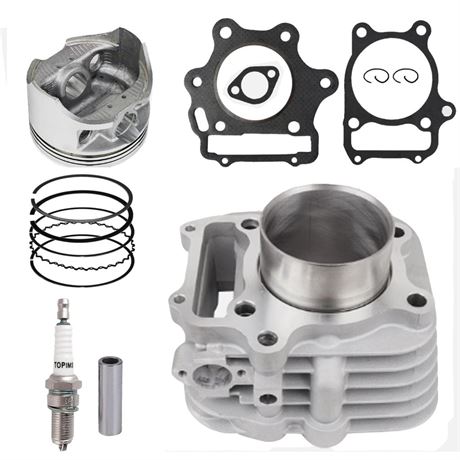80mm Big Bore Cylinder Piston Gasket Kit for Compatible with Honda ATV TRX300