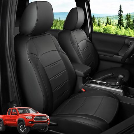 for Tacoma Seat Covers, Full Coverage Car Seat Covers Fit for Toyota Tacoma