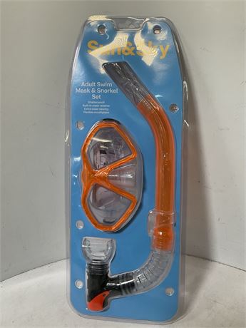 sun & sky orange snorkel