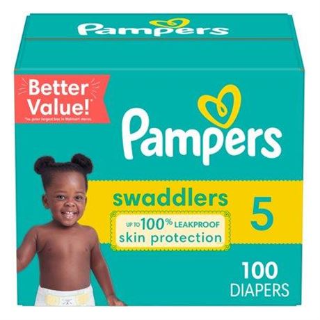 Pampers Swaddlers Diapers  Size 5  100 Count (Select for More Options)