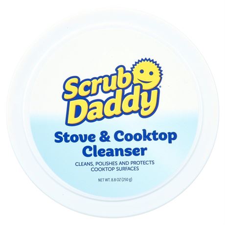 Scrub Daddy Stovetop & Cooktop Cleanser with Scrub Mommy Non-Scratch Cleaning