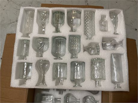 Little small flower vases 38 glass holders