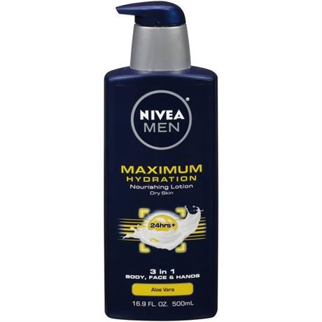 OFFSITE NIVEA MEN Maximum Hydration 3-in-1 Nourishing Body Lotion with Aloe