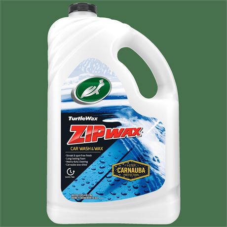 Turtle Wax 53870 Zip Wax Quick and Easy Car Wash and Wax, 100 oz