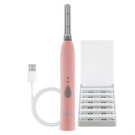 Spa Sciences SIMA Deluxe Sonic Dermaplaning Tool for Exfoliation & Peach Fuzz