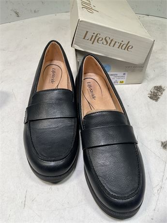LifeStride SONOMA2 Black Smooth - 6 1/2M