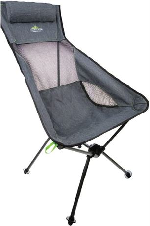 Cascade Mountain Tech Ultralight Packable High-Back Camping Outdoor Chair