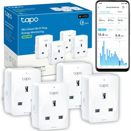 TP-Link Tapo Mini Smart Wi-Fi Plug Energy Monitoring