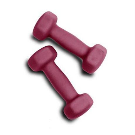 Lomi 7 Pound Weights - Set of 2, Red