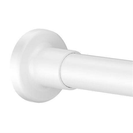 Shower Curtain Rod Adjustable 32"-80", No Drill Curtain Rod Tension White