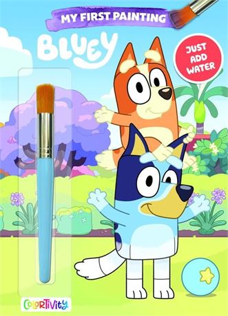 Bluey Colortivity: My First Painting (Paperback)