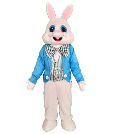 Easter Rabbit With Vest Cute Plush Mascot Costume Party Dress