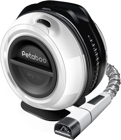 petaboo Cordless Dog Grooming Vacuum, Pet Grooming Kit with Clippers Nail