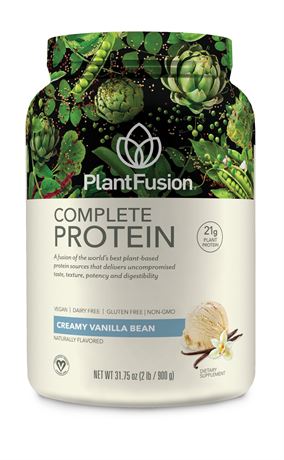 Na Na Plant Fusion Complete Protein Powder, Creamy Vanilla Bean, 32 oz