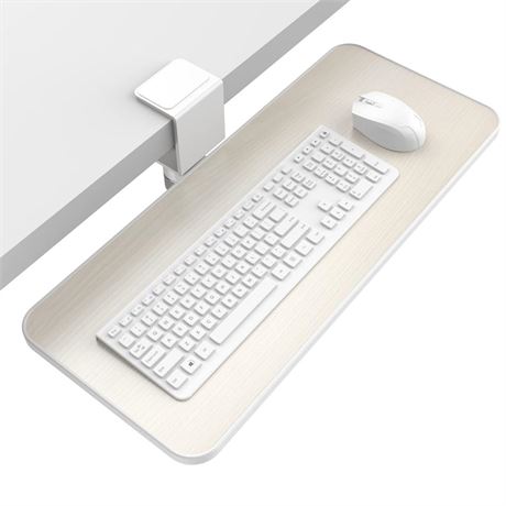 Rotating Keyboard Tray Under Desk - Klearlook Keyboard Drawer Adjustable C