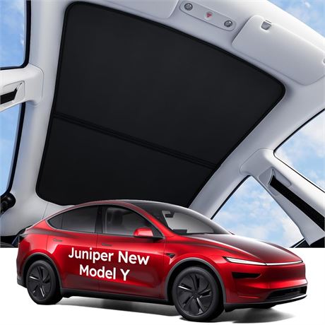 Wigoo Tesla New Model Y Juniper Accessories Sunshade Roof [Never Sag, Nano