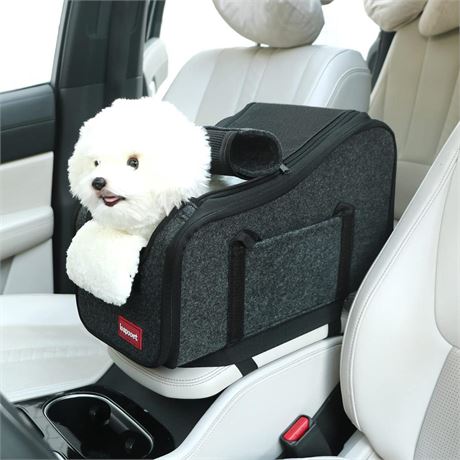 Dog Car Seat Center Console Car Seat for Small Pets Portable Booster Seat Cats