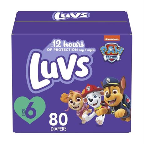 Luvs Diapers Size 6 80 Count Size 6 (52 Count)