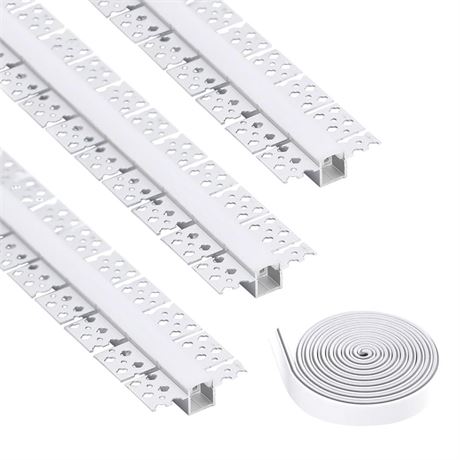 Spotless Plaster in Recessed Flexible Drywall LED Channel Fully Bendable LED