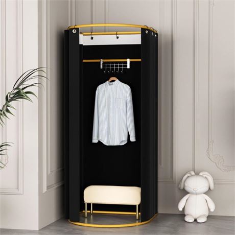 JVVMNJLK Clothing Store Fitting Room, Portable Changing Room, Privacy