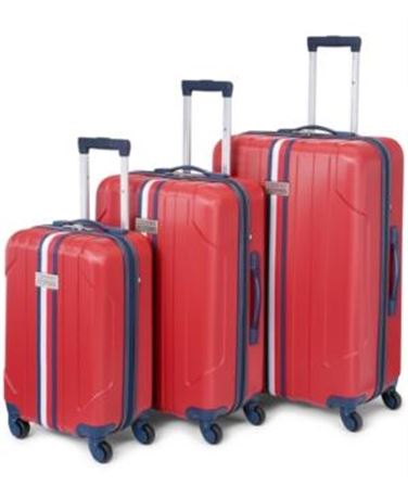 Tommy Hilfiger Elmwood Luggage Set, 3 Piece - Red