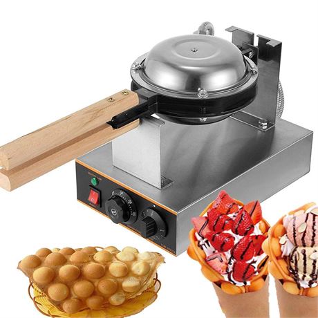 Commercial Bubble waffle maker Hongkong QQ eggettes machine Egg puff maker