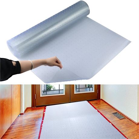 Woanger 9.8 ft Carpet Protector for Pets Cat Carpet Protector for Doorway Under